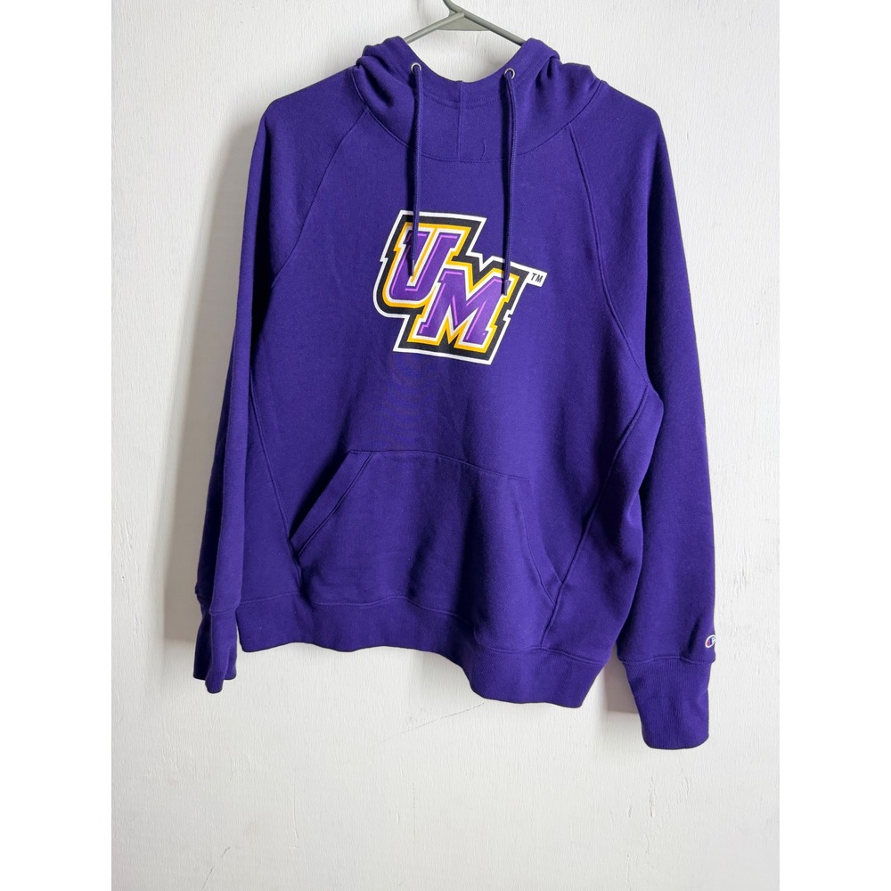 Champion UM Purple Hoodie Sweatshirt Womens XL Graphic Pullover C6103 680